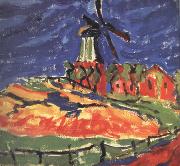 Erich Heckel Windmill,Dangast (nn03) painting